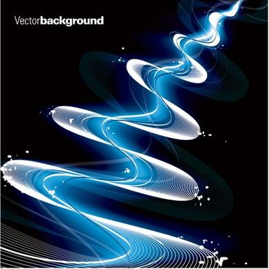 gorgeous dynamic flow line 04 vector