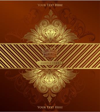 vip card background gorgeous luxury royal symmetric decor
