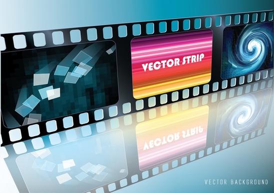 gorgeous film background vector