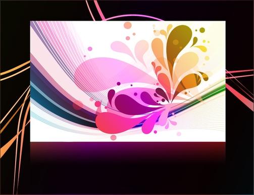 decorative background abstract modern colorful motion