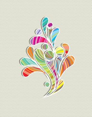 gorgeous floral background vector illustration