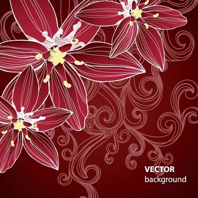 gorgeous pattern background 05 vector