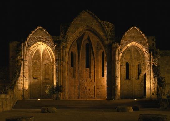 gothic gothic church archway