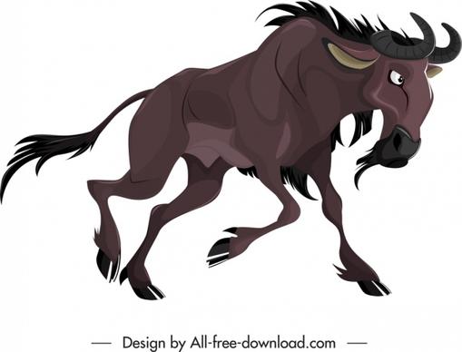 graminivore icon antelope species sketch cartoon design