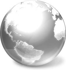 Gray global earth