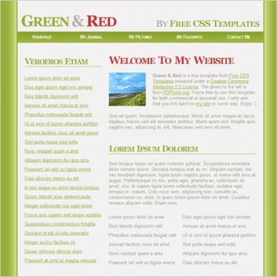 gree and red