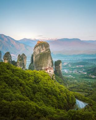 greece scenery picture elegant natural mountain scene 