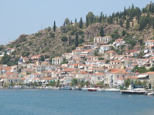 greek islands white houses greek island