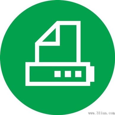 green background vector icon