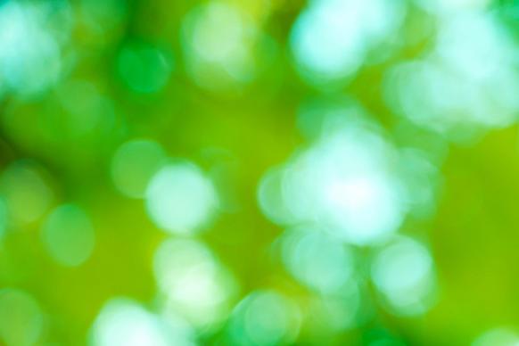 green blurred background