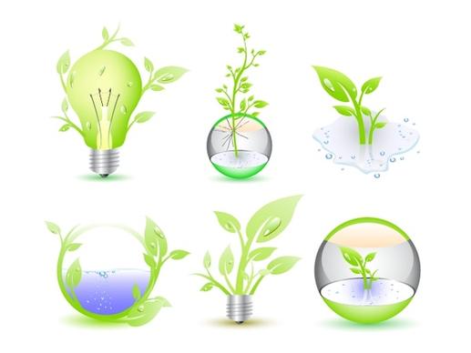 Green Eco Icon Collection