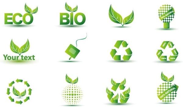 Green Eco Icon Set