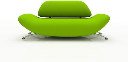 green fashion sofa picture