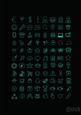 green line life icons