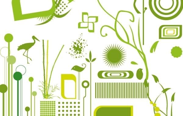 Green objects free vectors