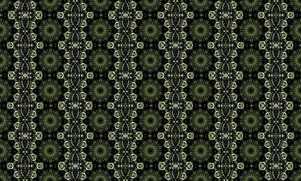 green pattern background