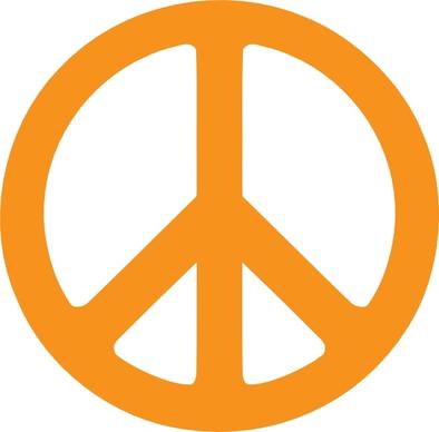 Green Peace Symbol clip art