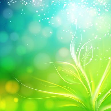 green style blurred background vector