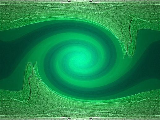 green swirl abstract
