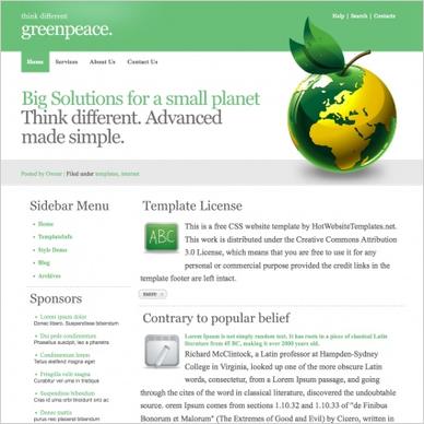 Greenpeace Template