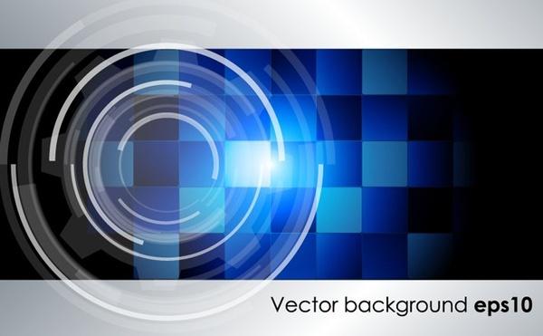 abstract modern background blue checkered circle decoration