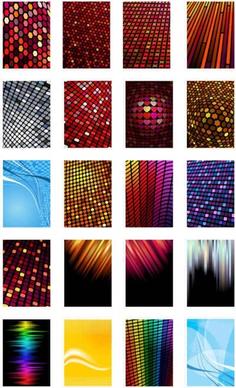 Grid colorful background