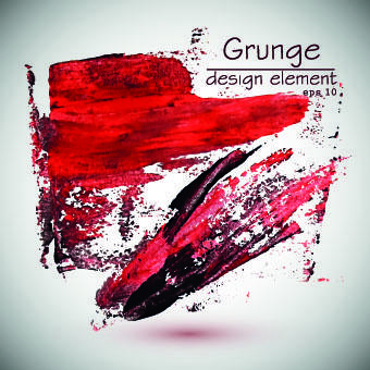 grunge watercolor elements vector background