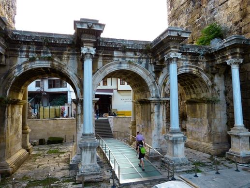 hadrian's gate antalya building