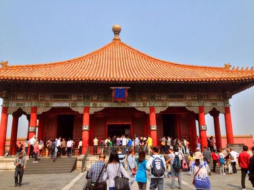 hall behind main hall in beijing china