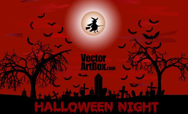 halloween night poster