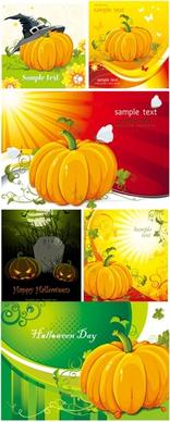 halloween pumpkin element vector