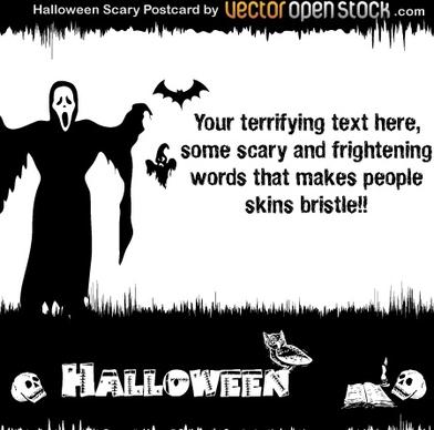 Halloween - Scary Postcard