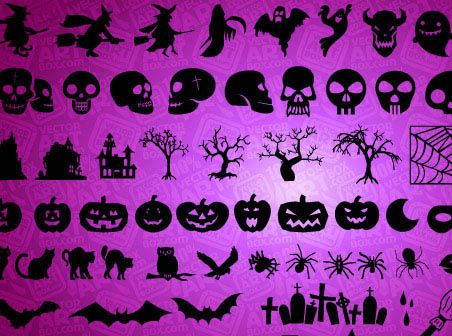 halloween silhouettes