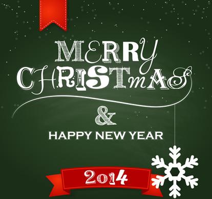 hand drawn14 christmas new year background vector