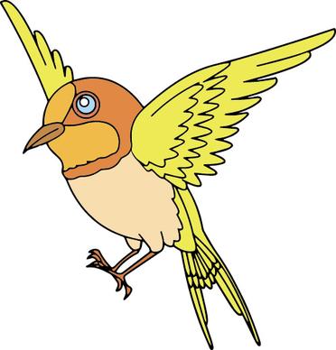 hand drawn bird cartoon styles vector