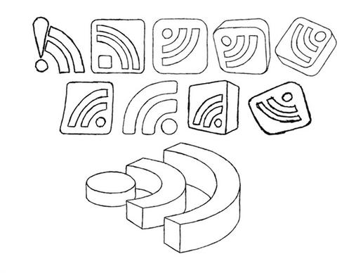
								Hand Drawn RSS Icons							