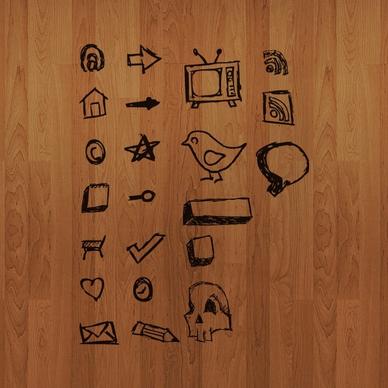 Hand Drawn Vector Icons