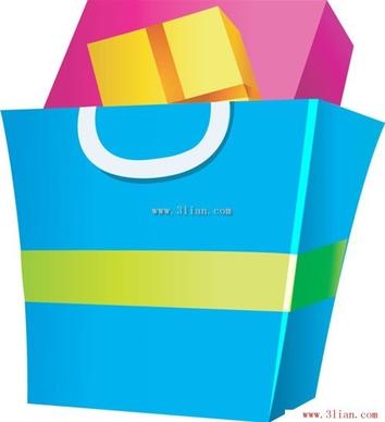handbags gift boxes vector