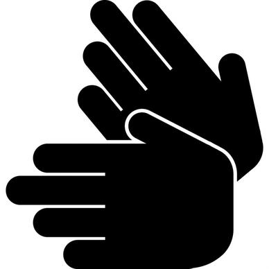 hands sign language icon