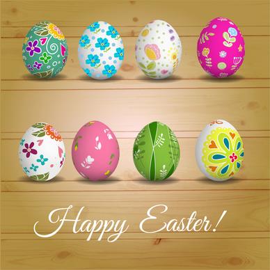 happy easter eggs decor collections
