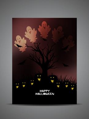 happy halloween vector background