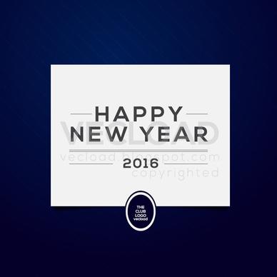 happy new year 2016 vector made you day
