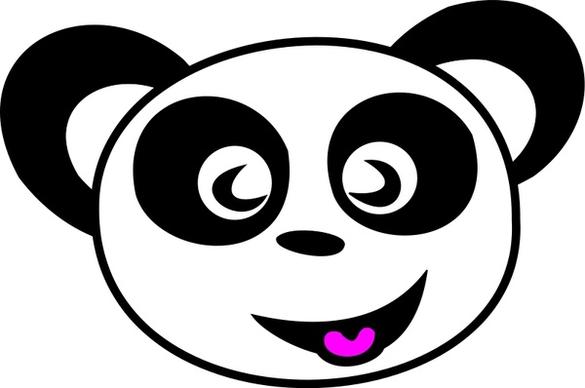 Happy Panda Face