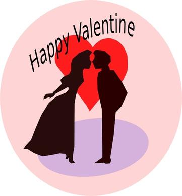Happy Valentine clip art