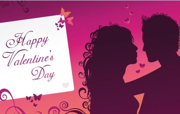 Happy Valentine's day greeting card
