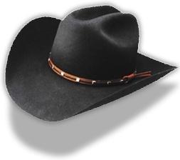 Hat cowboy black