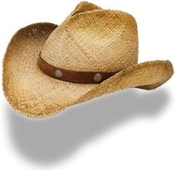 Hat cowboy straw