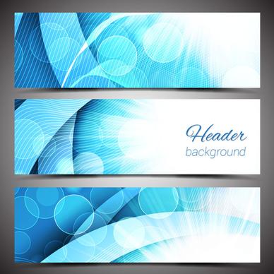 header vector with bright and bokeh background