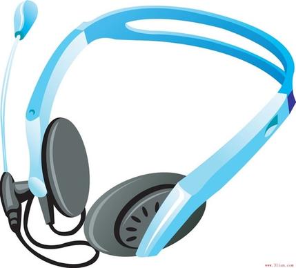 headsets vector