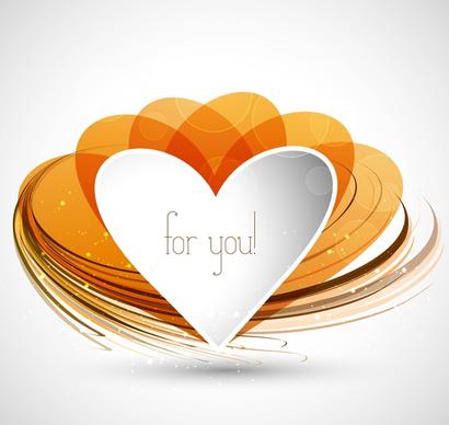 heart colorful shape valentine day vector